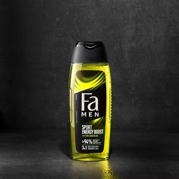 Fa Men Sport Energy Boost 3-v-1 gel za prhanje 250 ml