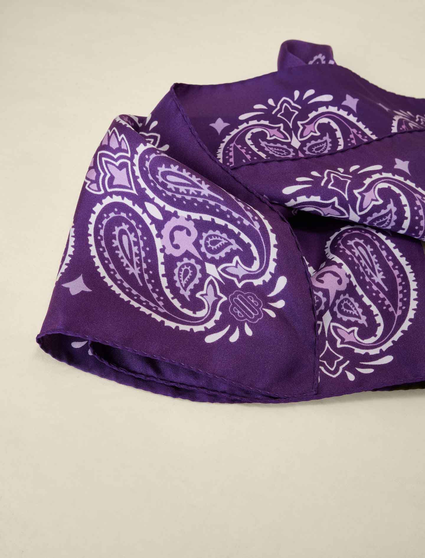 Bandana met paisleyprint - Violette bandana