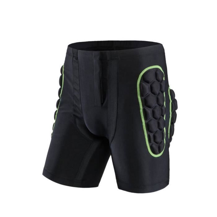 Pantalones cortos interiores acolchados, ligeros y transpirables para hombre, ideales para esquí, patinaje, snowboard, ciclismo, ciclismo de montaña, motociclismo y rugby.