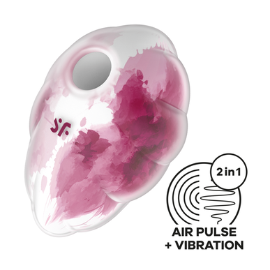 Satisfyer Cloud Dancer Dubbele Luchtpuls Vibrator Clitorisstimulator 1 stuk 1 stuk