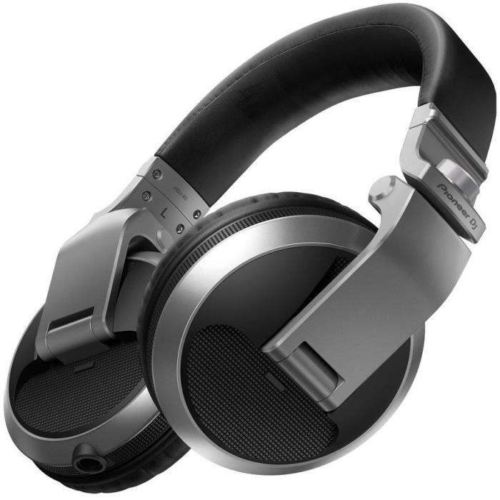 Wired DJ Headphones - PIONEER DJ - HDJ X5 - Silver