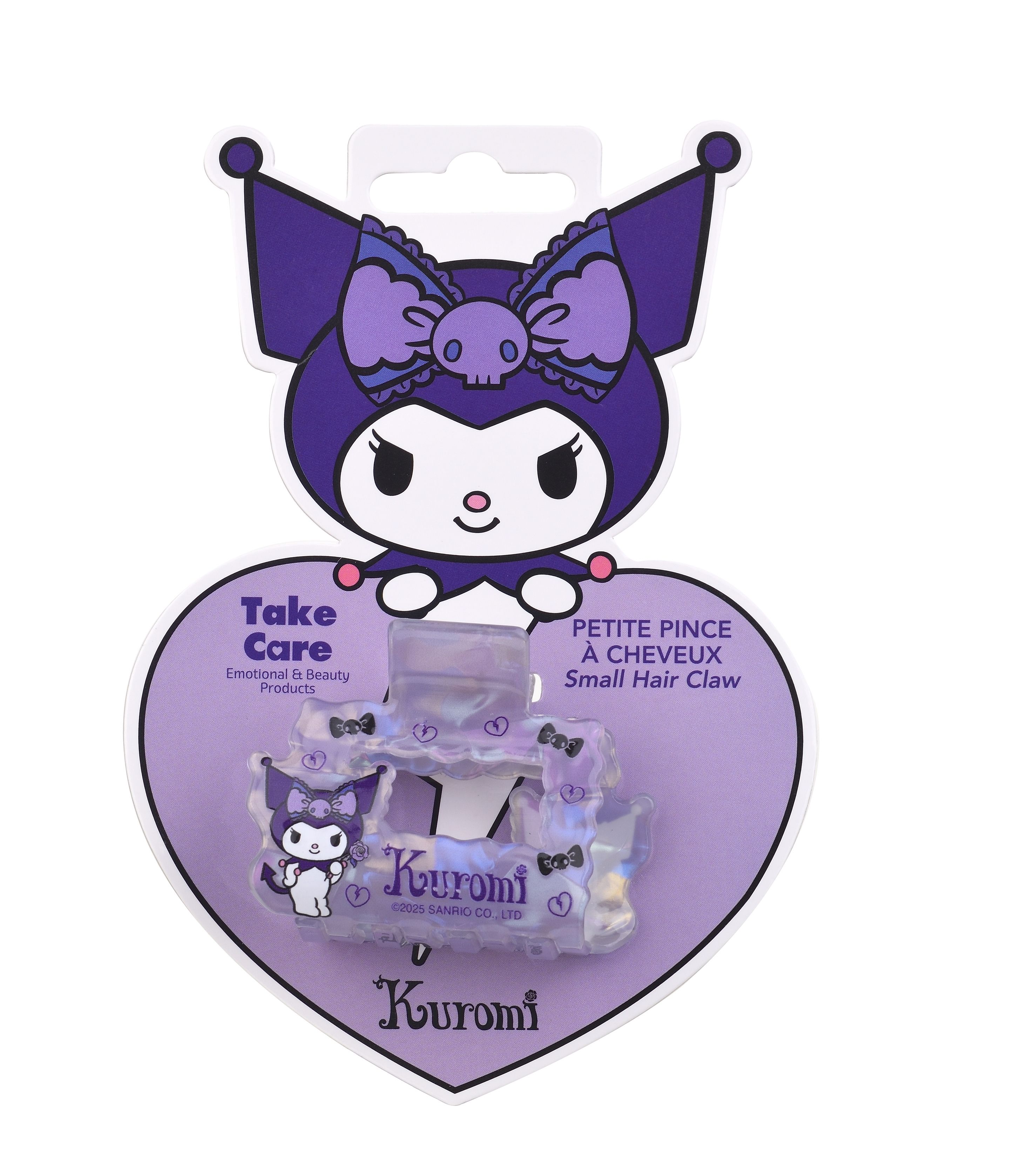 Mažas „Hello Kitty Kuromi“ plaukų segtukas Plaukų aksesuarai
