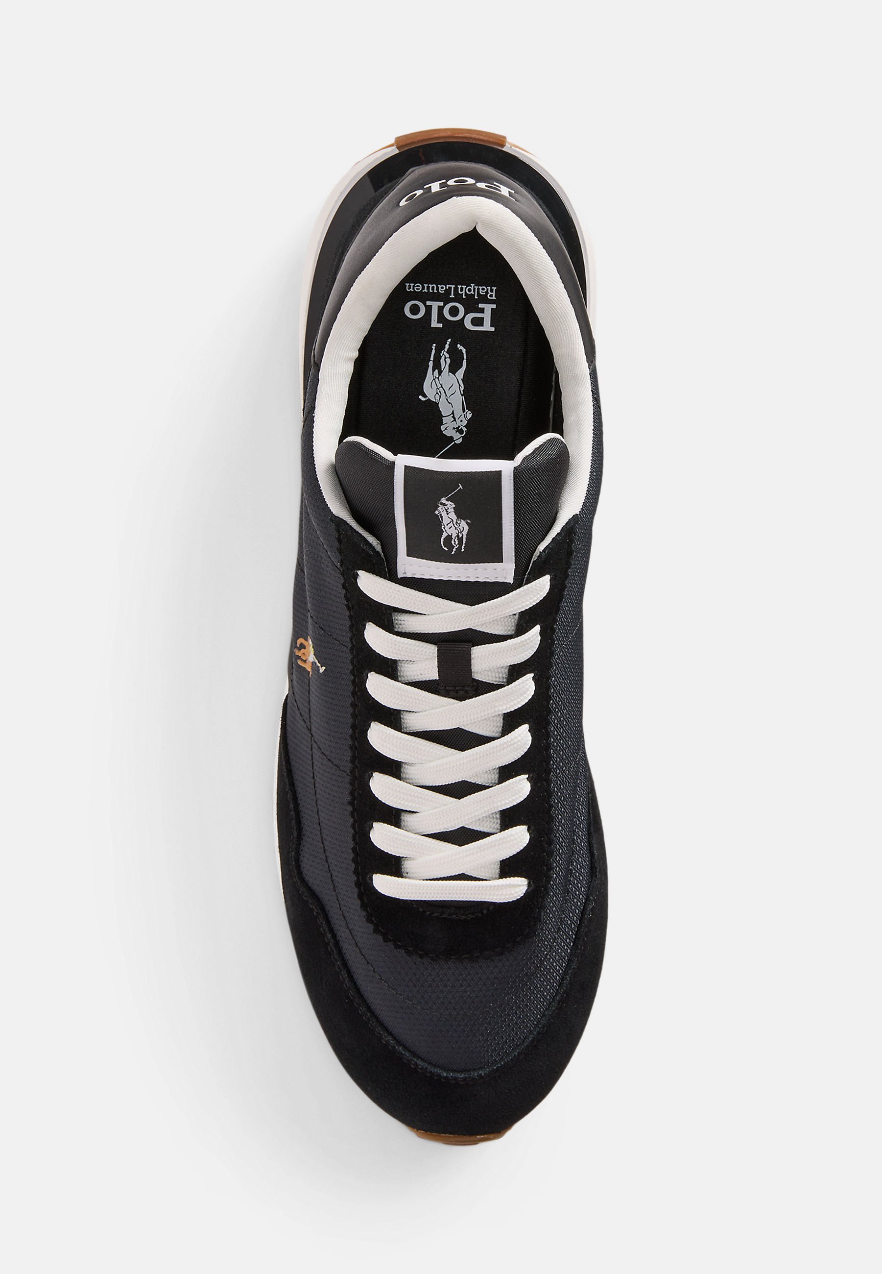 Polo Ralph Lauren TRAIN 89 SUÈDE-PANEEL SNEAKER UNISEX - Sneakers - zwart/multicolor