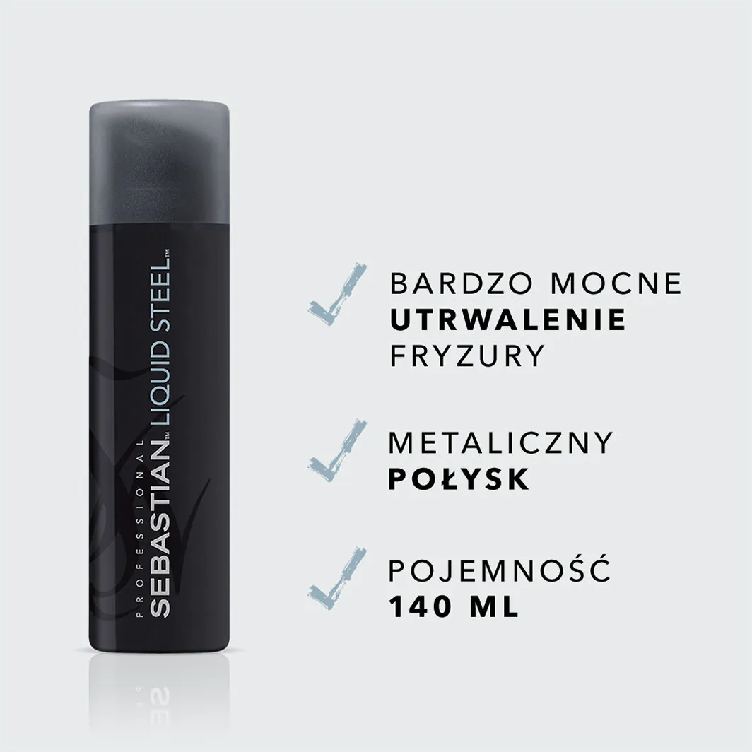 Sebastian Liquid Steel Żel do włosów super mocno utrwalający 140 ml