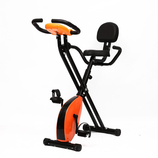 Vélo d'exercice pliable avec dossier