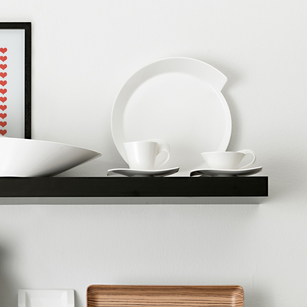 Villeroy & Boch espreso puodelių ir lėkštučių rinkinys, 6 dalys, „NewWave“ - 1 dalis