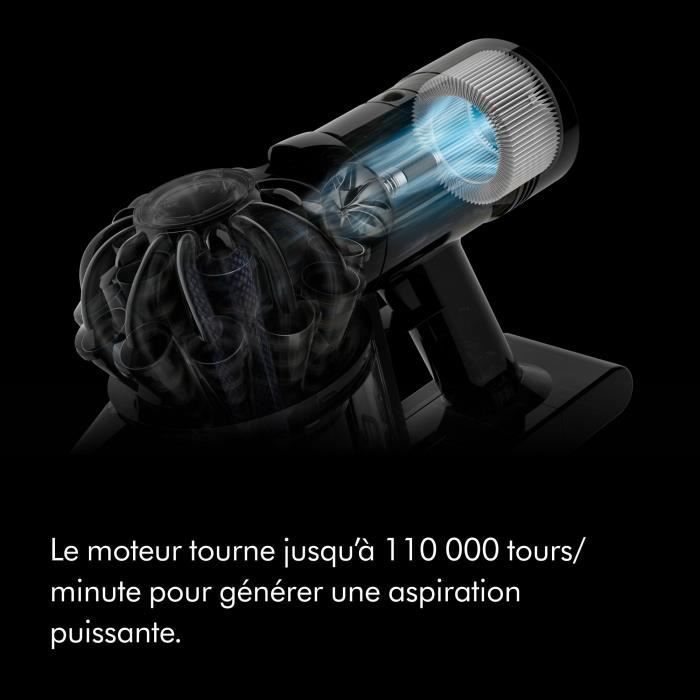 DYSON Car+Boat - Aspirateur à main - Puissance 115 AW - Puissant, compact et léger - Idéal voiture et bateau