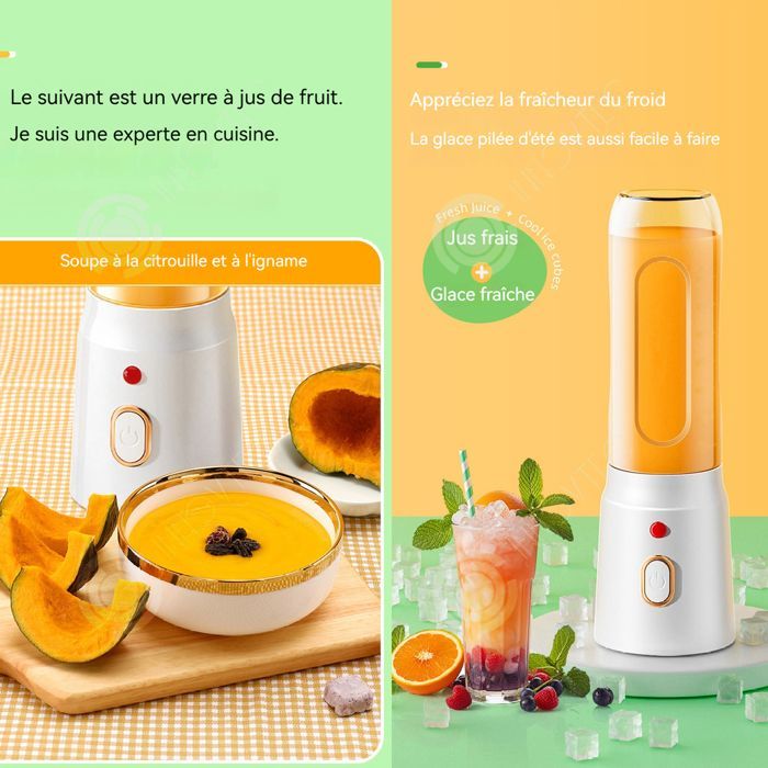 Espremedor de Cítricos INN 450ml PC 40W Portátil Multifuncional Elétrico para Frutas Pequenas, Eletrodoméstico Eficiente, Branco
