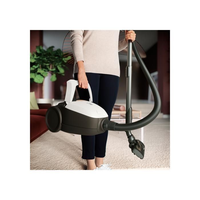 Aspirateur traineau Electrolux PD82-ALRG - 500W - 57dB - Blanc - Sac - SmartMode - PureSound