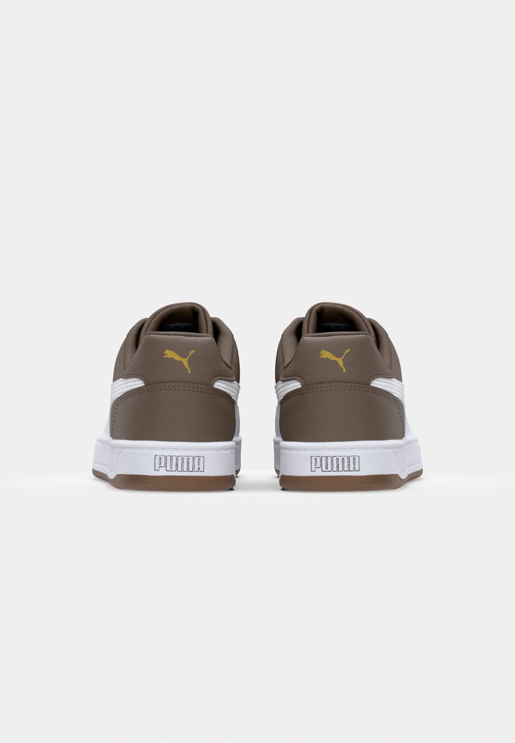 Puma CAVEN UNISEX - Sneakers - plat brons/wit/goud