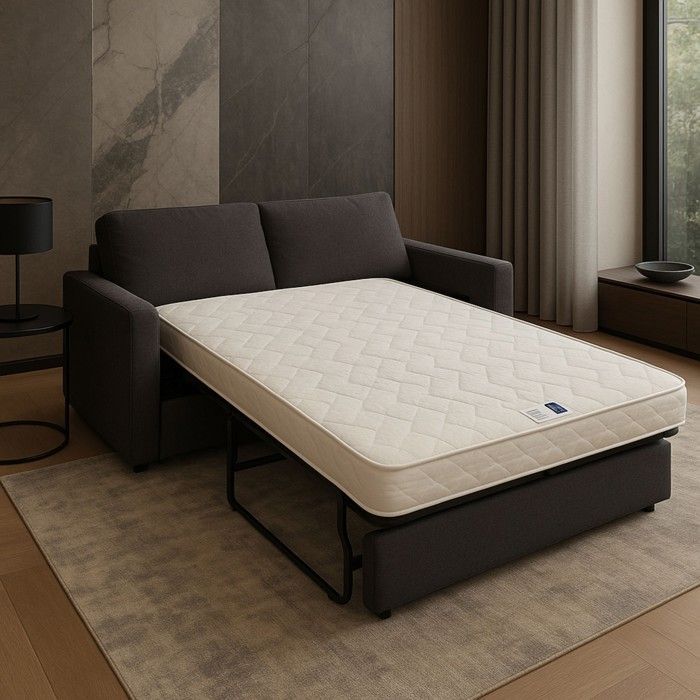 Matratze 200 x 200 cm (13,5 cm) – 7 Komfortzonen – Hohe Elastizität – Optimaler Komfort für den täglichen Gebrauch – GELBE MATRATZE