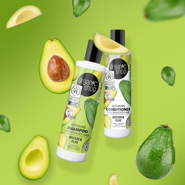 Organic Shop Korjaava hoitoaine vaurioituneille hiuksille 280ml