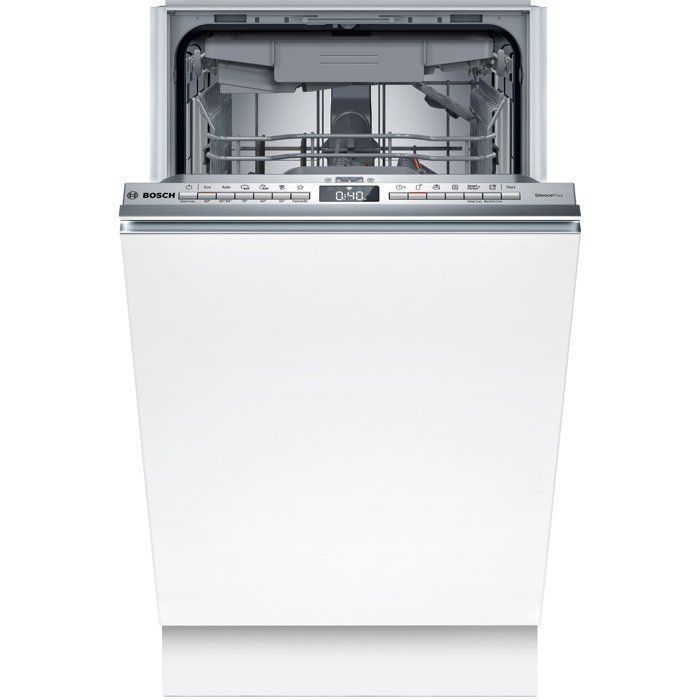 BOSCH SPV4EMX17E SER4 Volledig geïntegreerde vaatwasser - 10 couverts - 45 cm breed - 44 dB - 6 programma's - Besteklade - Energieklasse B