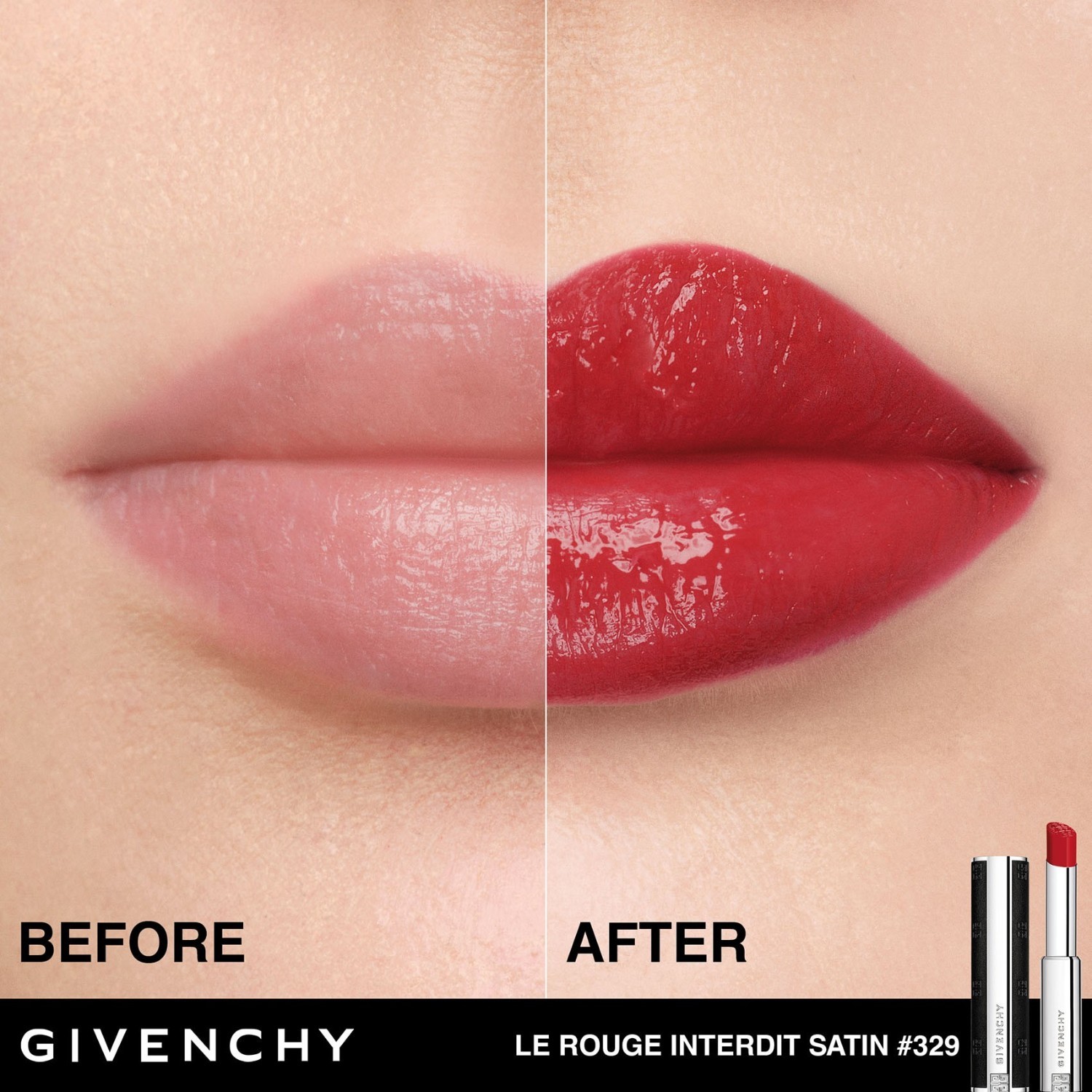 Šminka LE ROUGE INTERDIT SATIN - 2,7 g