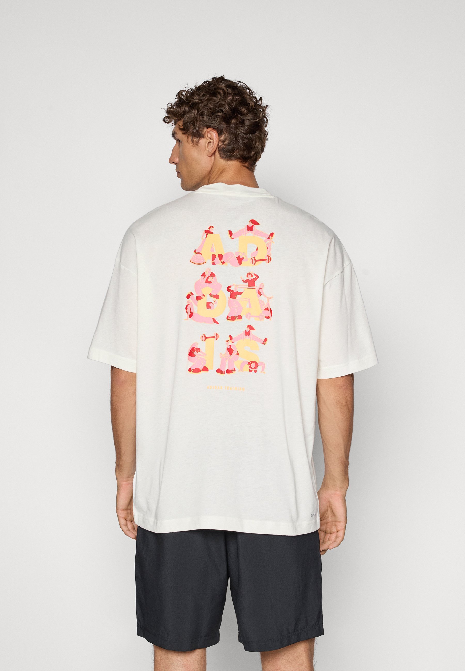adidas Performance TEE - Sports T-shirt - off white