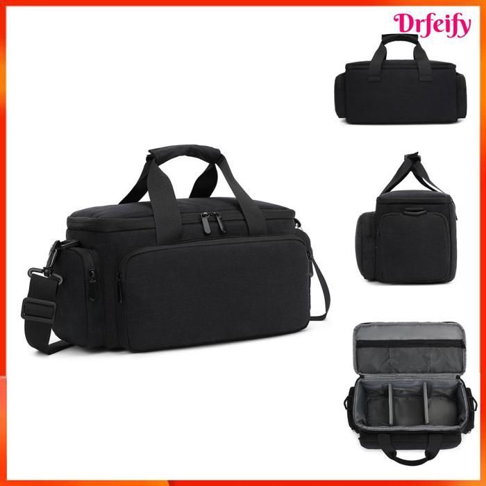 Bolso para cámara réflex digital Akozon, bolso para cámara, bolso de hombro para cámara óptica, negro