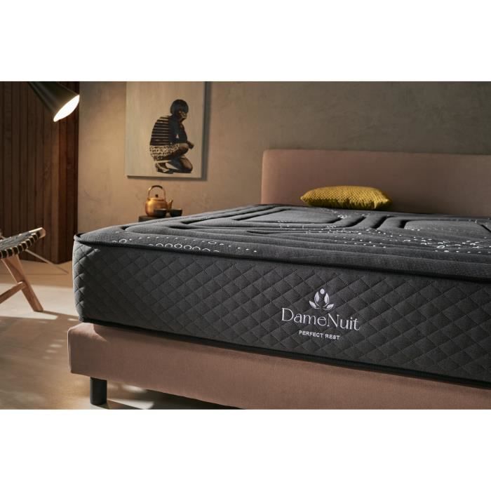 SIMPUR RELAX - Matelas Dame Nuit 200x200-Soutien ferme évolutif-Ressorts Ensachés Deep Spring & Mémoire de Forme