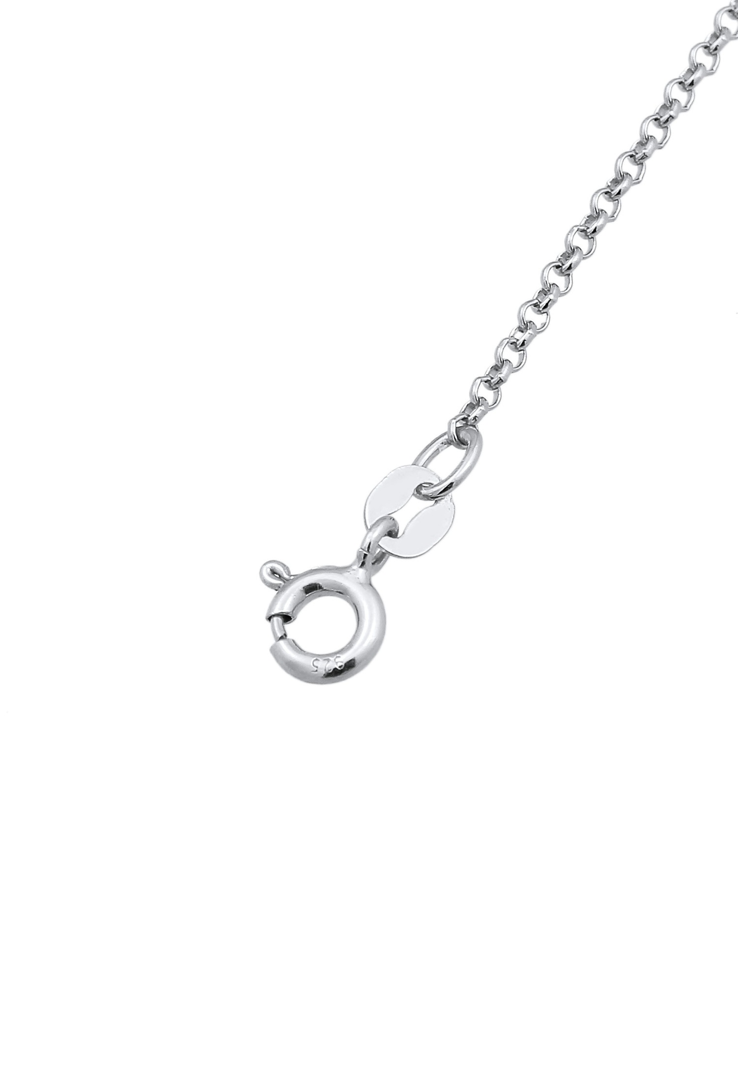 Elli Enfants pendentif demi-lune symbole astro en argent sterling 925