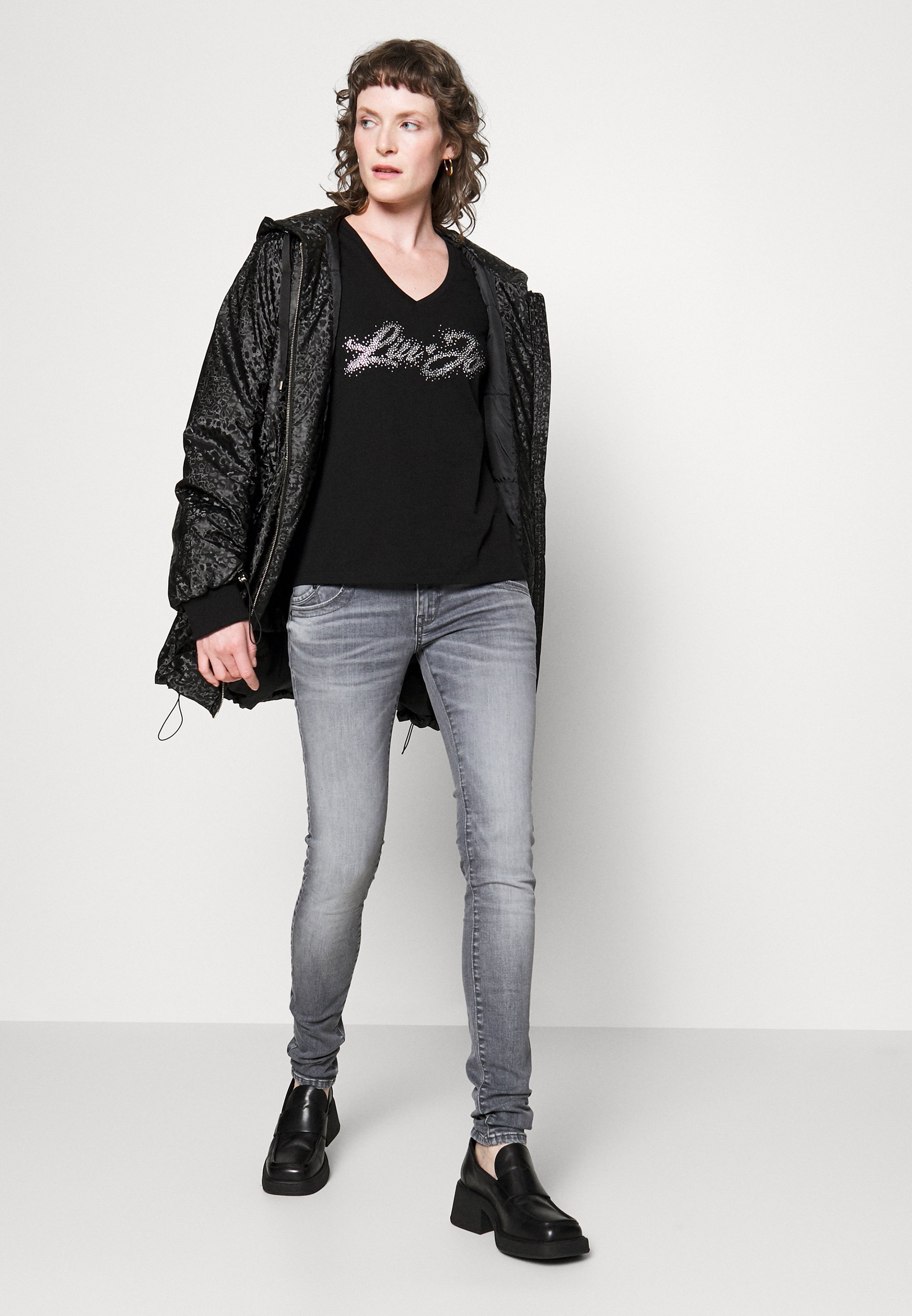 LTB JULITA - Džíny Skinny Fit - šedá, podzimní, nepoškozené, seprané