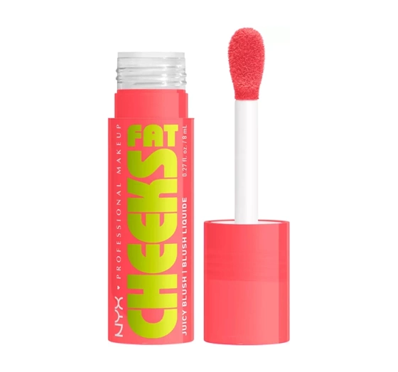 NYX Professional MakeUp Fat Cheeks róż w płynie do policzków 05 Peach Plunge 8 ml