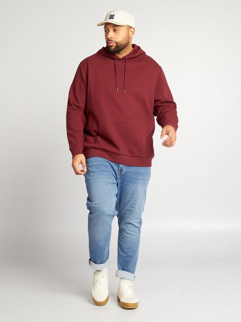 Moletom com Capuz Favo de Mel - VERMELHO