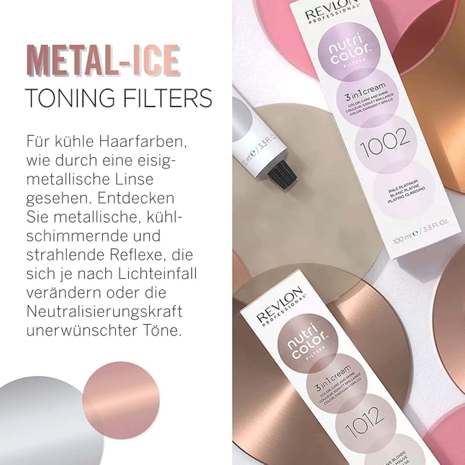 Revlon Professional Nutri Color matu krāsas plakstiņu pacelšanas strēmeles mazas - 100 ml