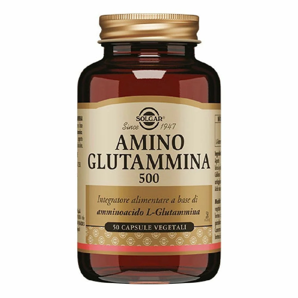 SOLGAR Amino Glutamiin 500 50 kapslit taimne aminohape