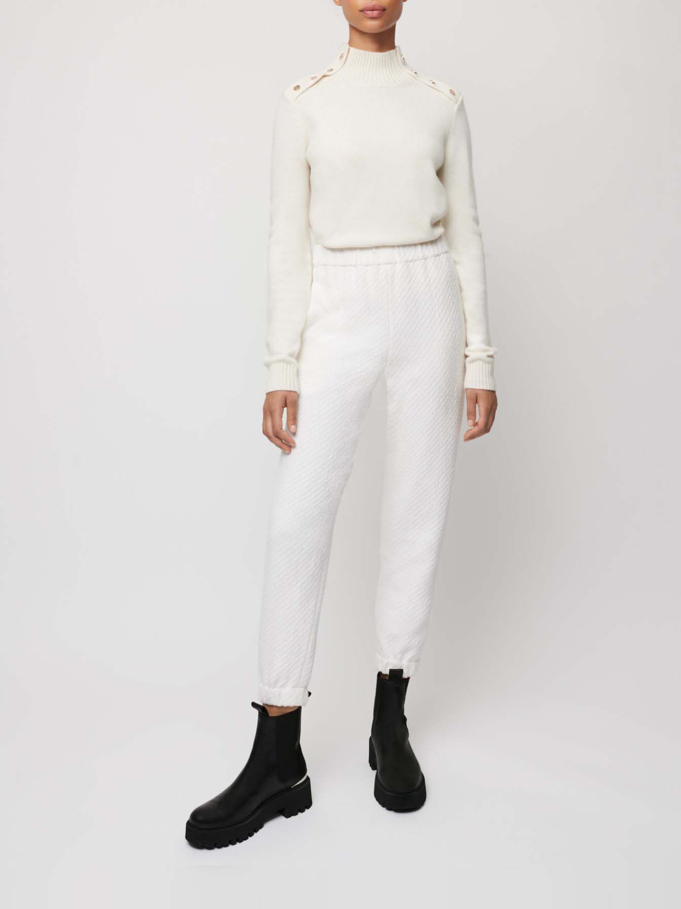 Pantaloni de trening stil tweed - Raw