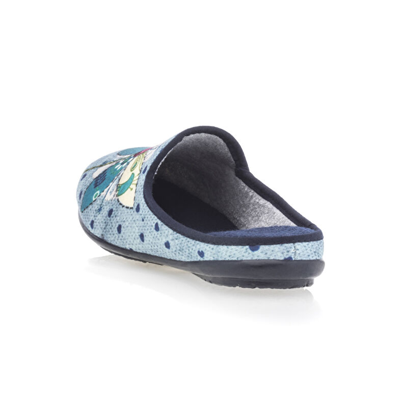 Pantoufles Femme Bleu