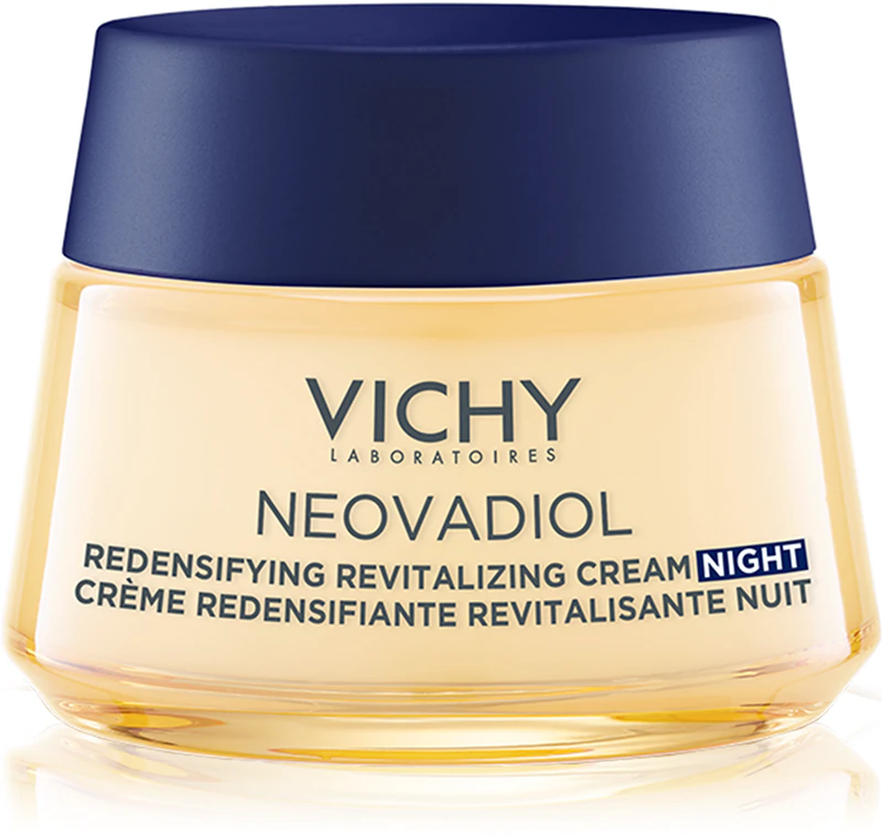 Vichy Neovadiol Compensating Complex, creme noturno revitalizante que firma a pele.