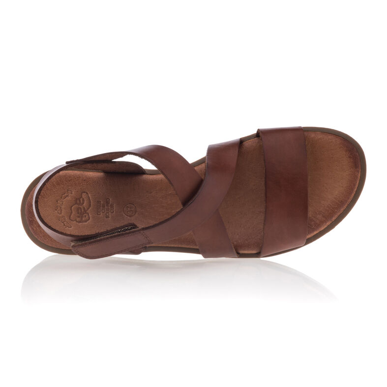 Brune sandaler / sko med åpen tå til dame
