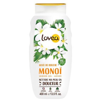 Gel de ducha suave Lovea Textura fresca Monoi 400 ml 400 ml