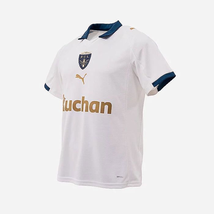 Maglia da portiere RC Lens Sainte-Barbe da uomo 2025/26 bianca - - Bianca