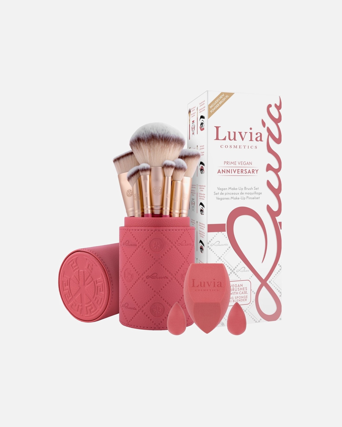 Luvia Anniversary Brush Set veganskih četkica za šminkanje - 1 komad