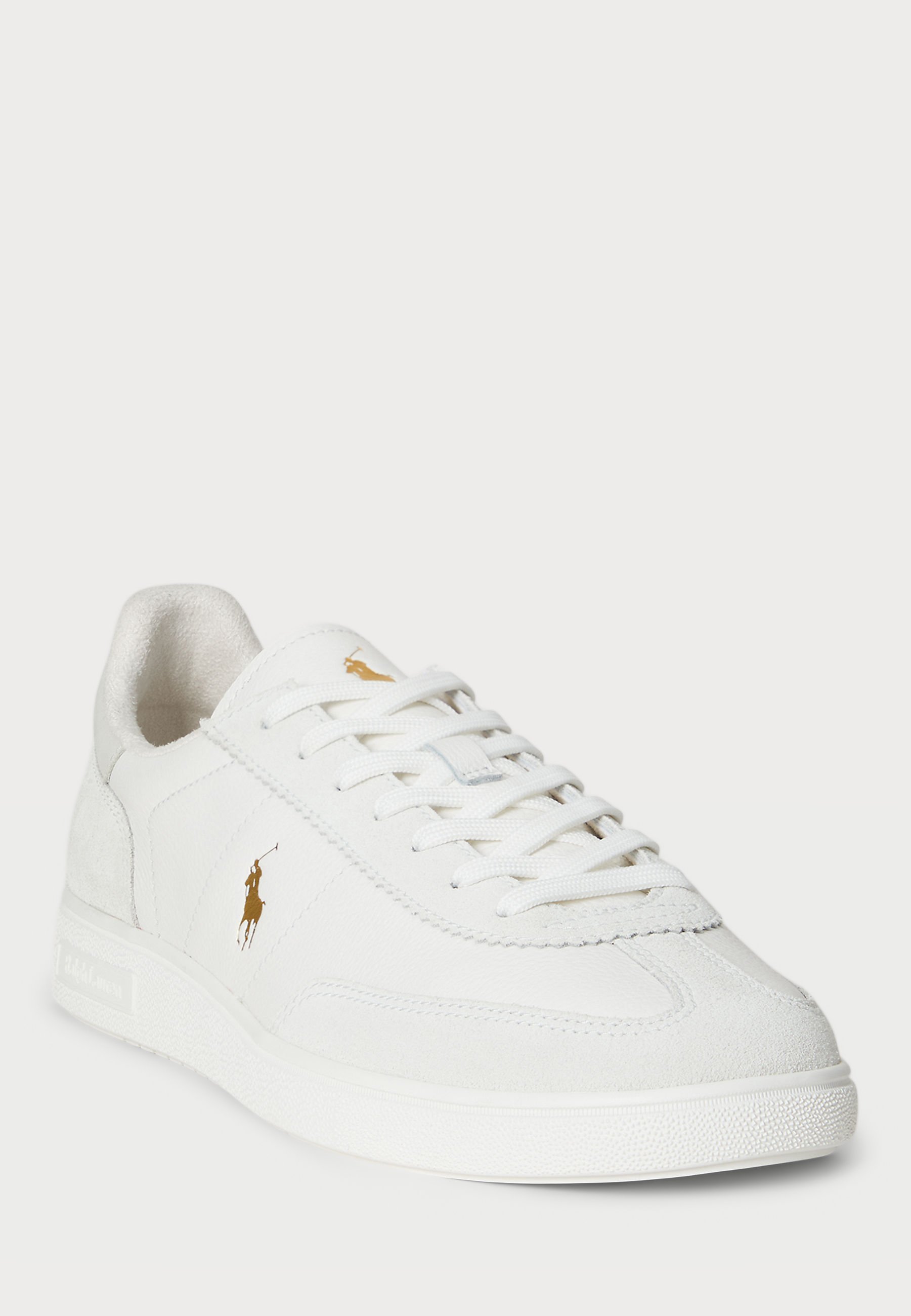 Polo Ralph Lauren BEDFORD LEATHER-SUEDE SNEAKER UNISEX - Sneakers - bianco/deckash white