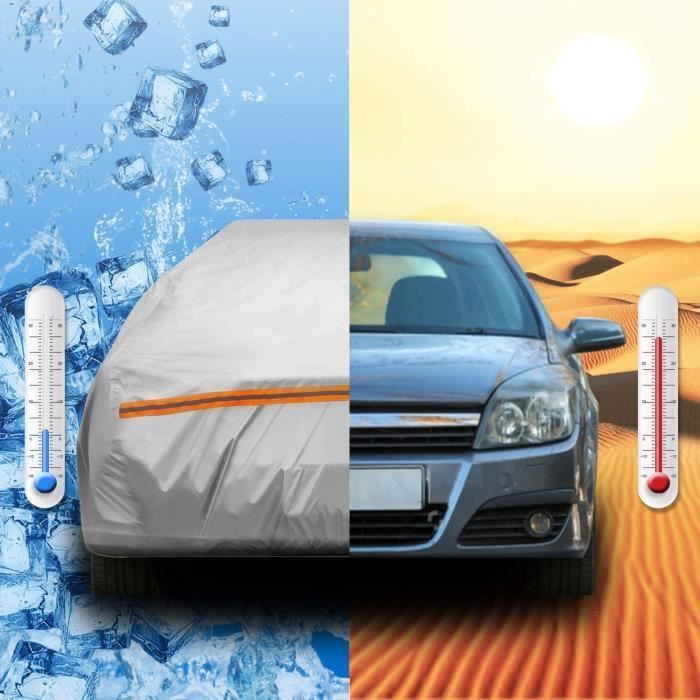 Funda para coche para sedán de exterior, impermeable, resistente al viento, al polvo y con protección contra cuchillos.
