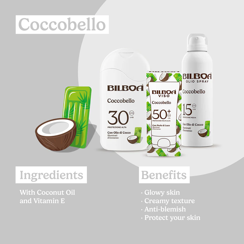 Bilboa Coccobello Trigger zelfbruiningsspray met kokosolie.