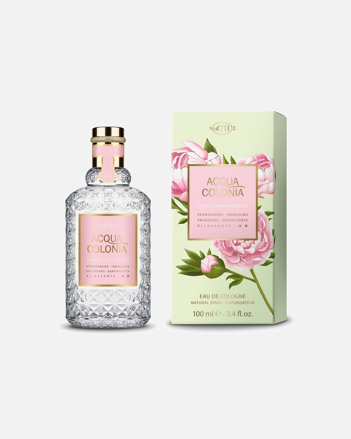 4711 Acqua Colonia Kolínska voda pivonka a santalové drevo Acqua Colonia – 50 ml