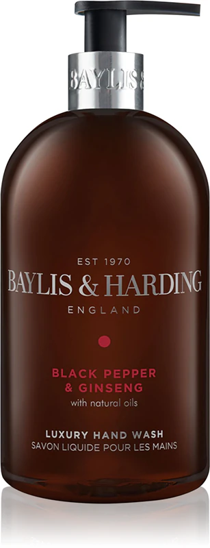 Baylis & Harding Flüssige Handseife mit schwarzem Pfeffer und Ginseng