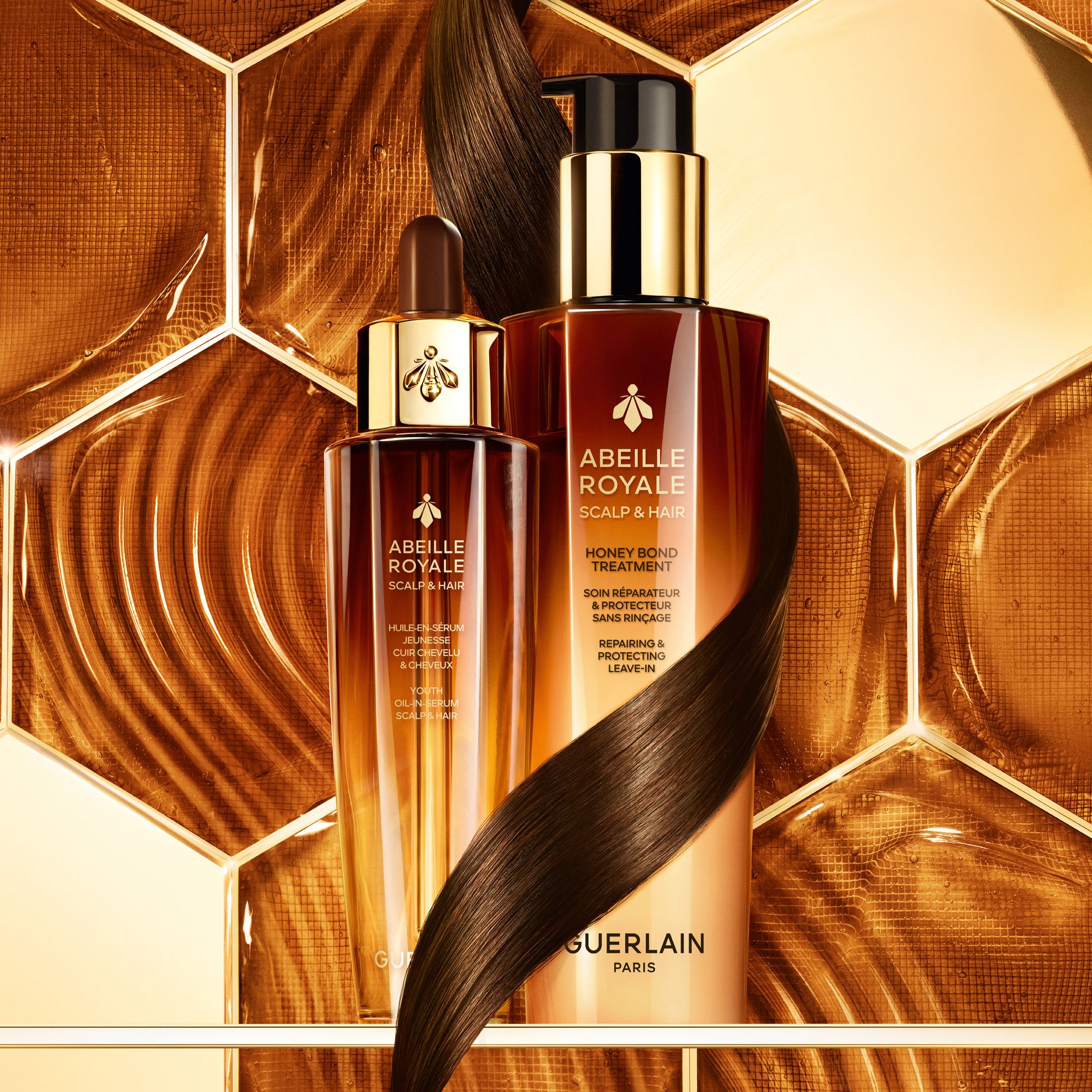 Bezoplachová kúra Abeille Royale Honey Bond Vlasové oleje a kúry