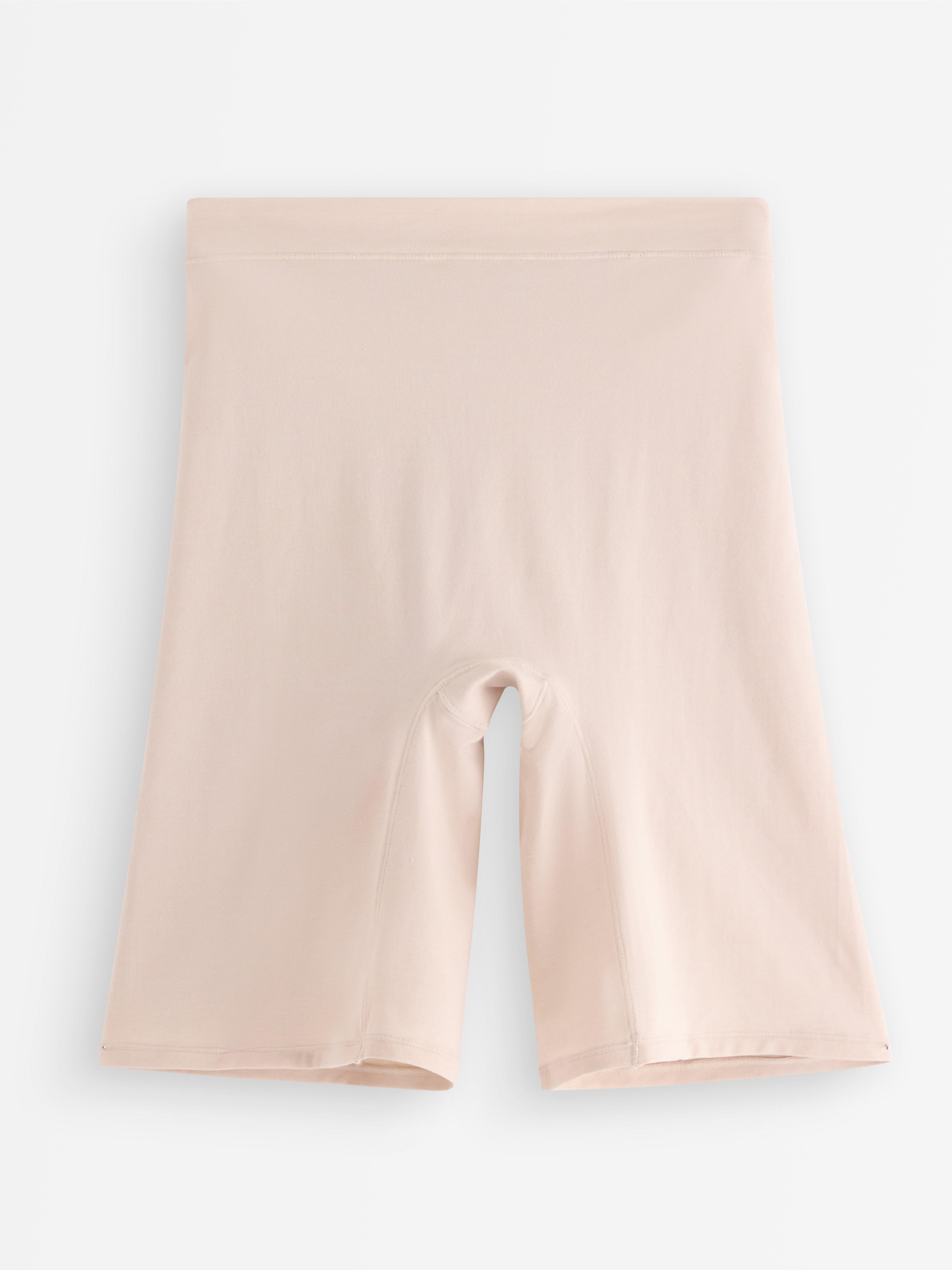 Høylivede bikertruser lys støvete beige