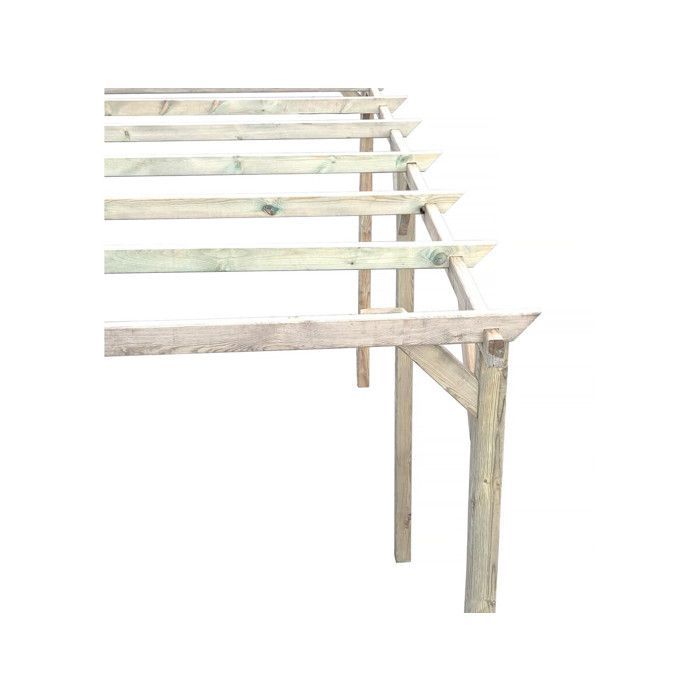 Tettoia in legno 