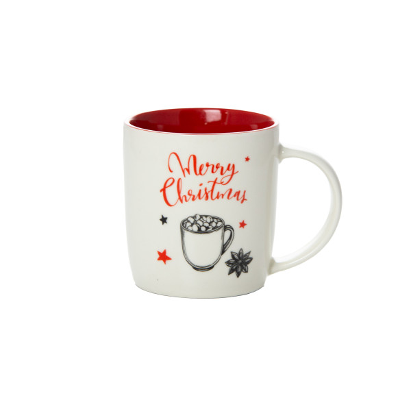 Kubek Świąteczny Ceramiczny Boże Narodzenie 370 Ml Filiżanka