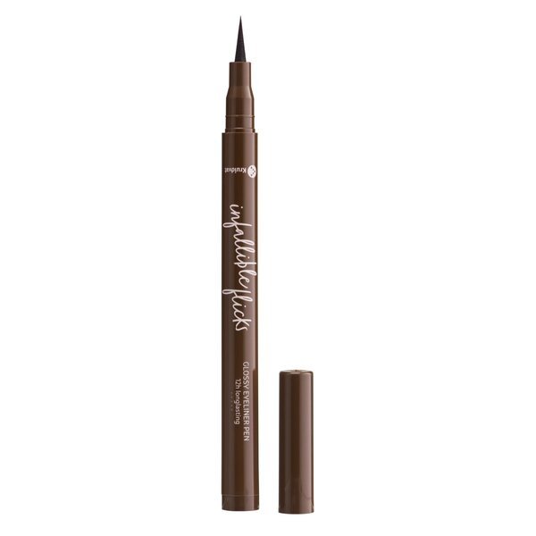 Sijajno črtalo za oči Kruidvat Infallible Flicks 030 Deep Wood 1 ml