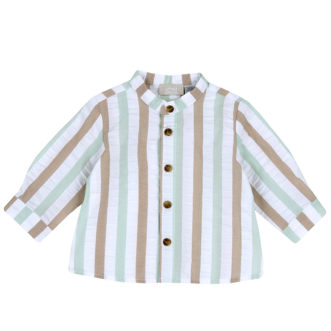 Camisa de algodón a rayas