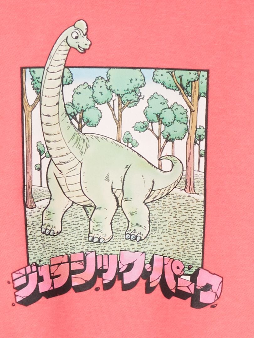 Jurassic Park hoodie - Roze