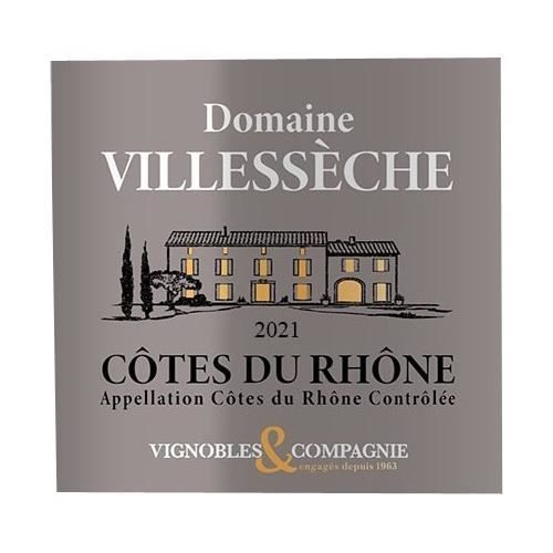 Domaine Villessèche 2024 Côtes du Rhône - Vino blanco del Valle del Ródano