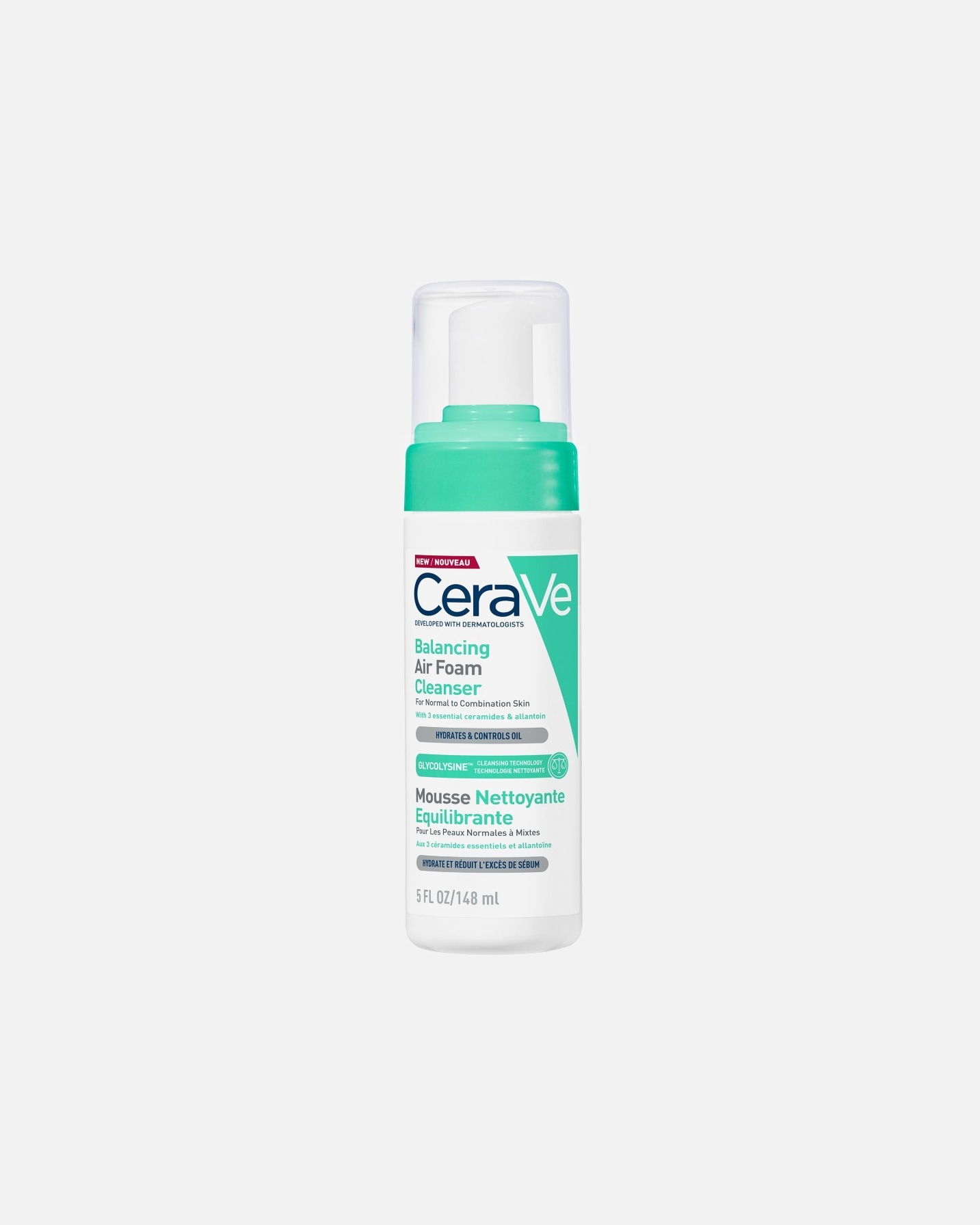 CeraVe Balancing Air schuimreiniger – 148 ml
