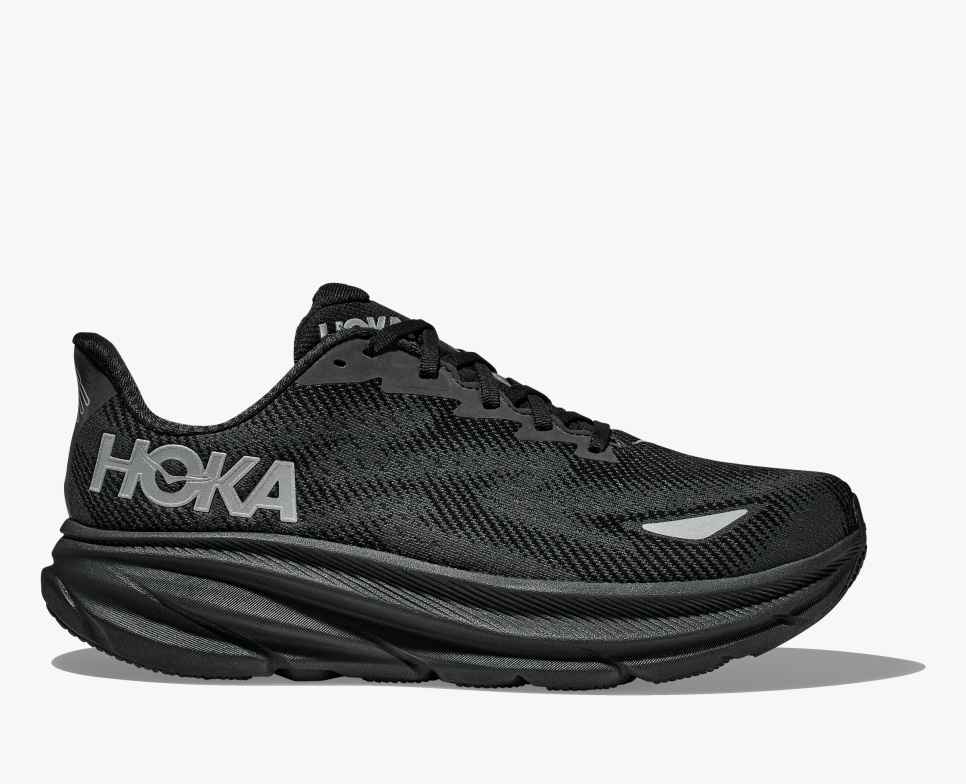HOKA Clifton 9 GORE-TEX Zwart/Zwart