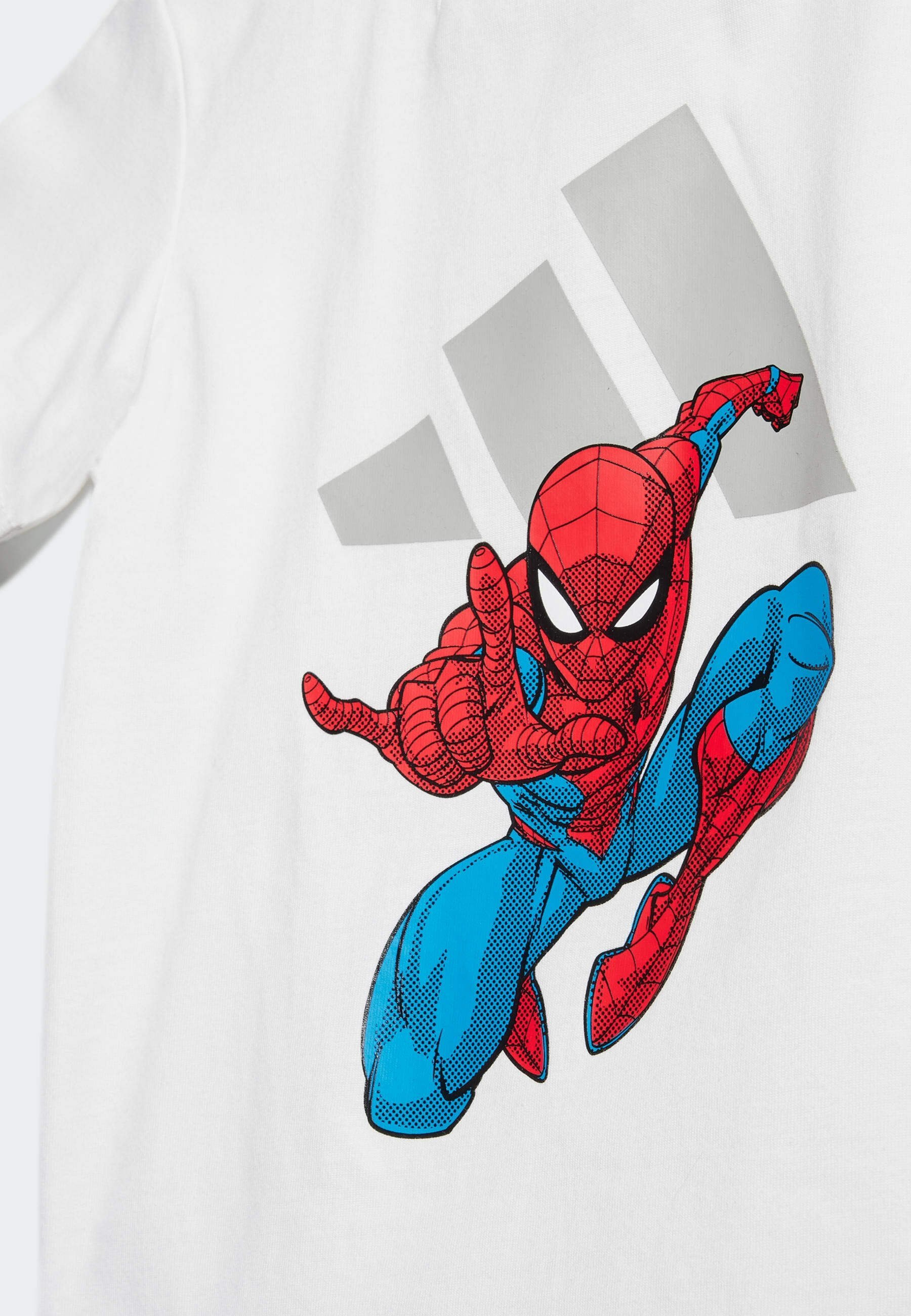 adidas Sportswear MARVEL SPIDER-MAN KIDS - Spordipüksid - valge-hall kaks